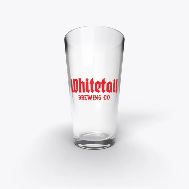 Whitetail Brewing Pint Glass